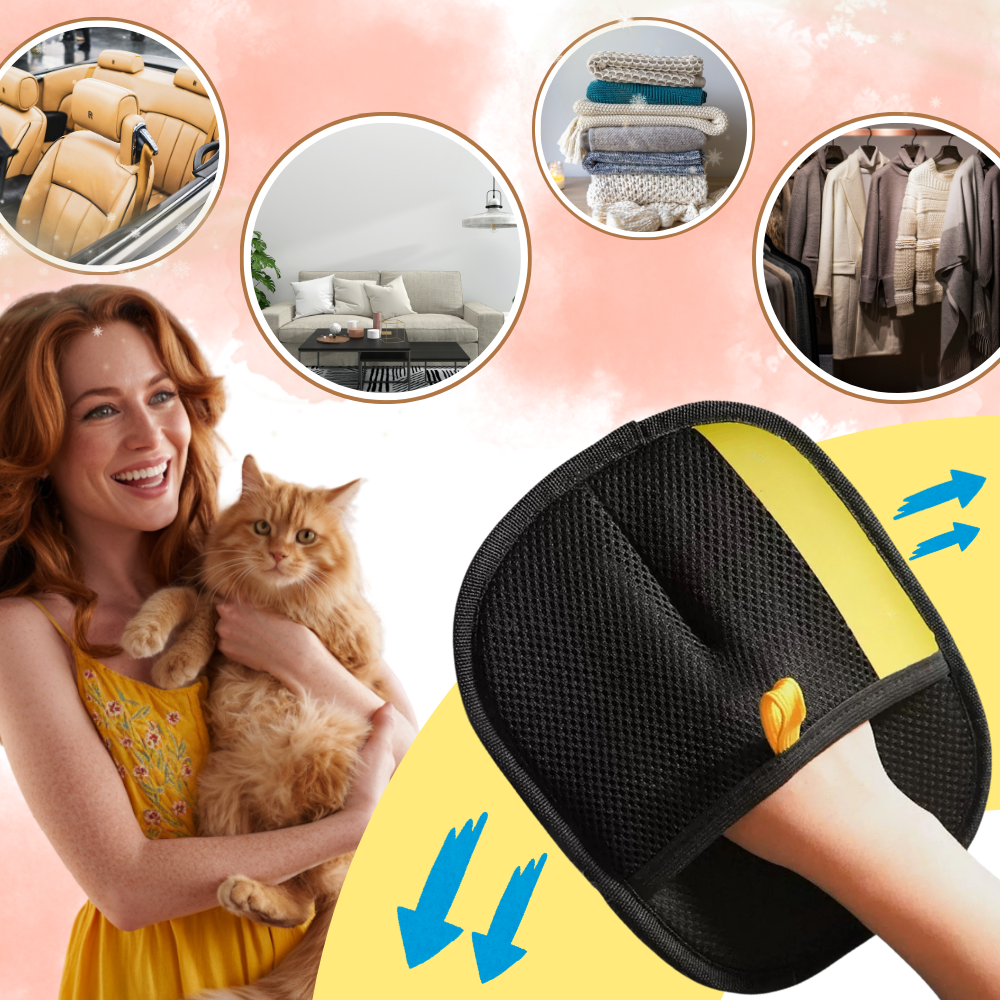 Hårfjerningshanske for Kjæledyr - Ozerty