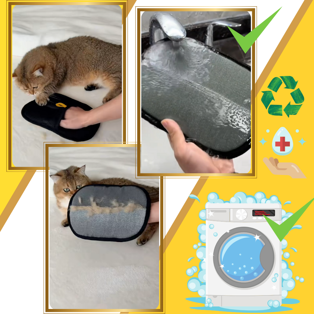 Hårfjerningshanske for Kjæledyr - Ozerty