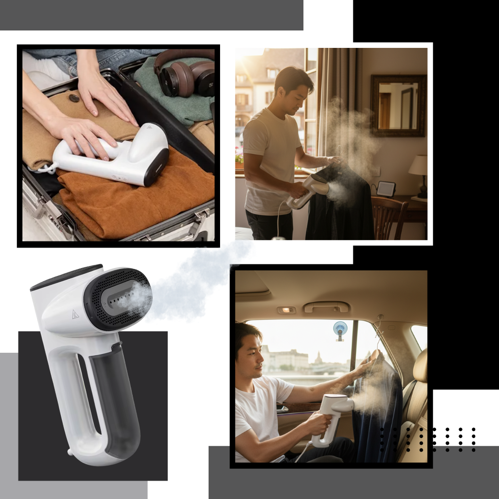 Bærbar Vakuum-Klesdamper - Ozerty