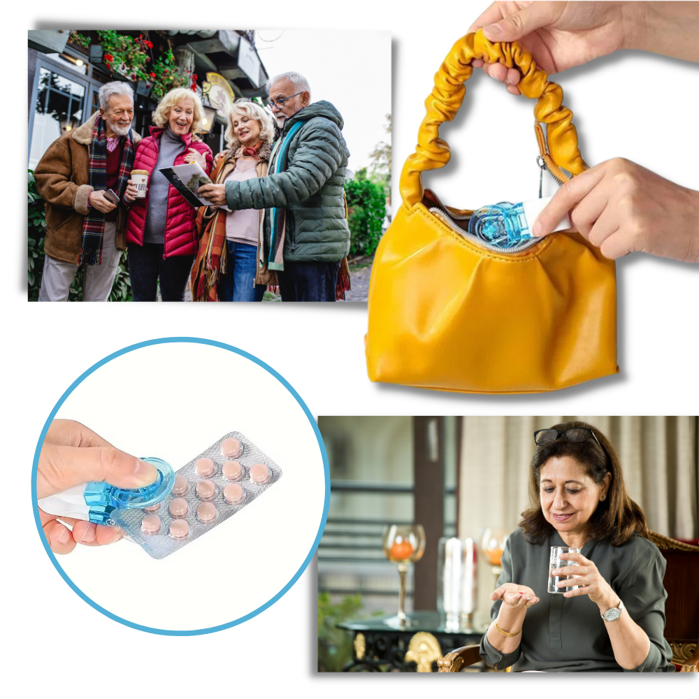 Bærbar pilledispenser
- Ozerty