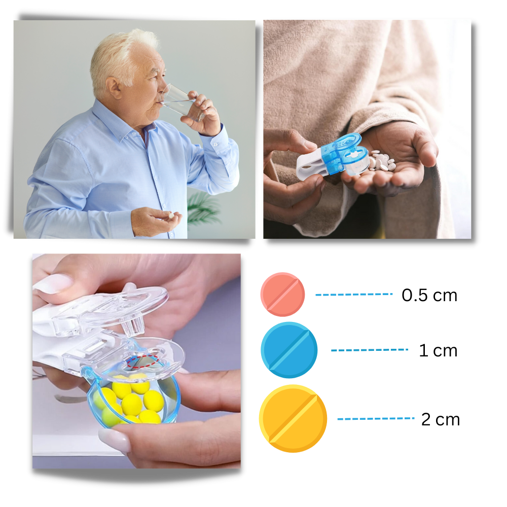 Bærbar pilledispenser
- Ozerty