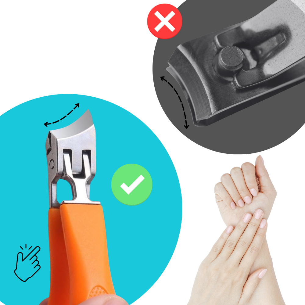 Negleklipper Med Presisjonsgrep Og Bred Kjeve - Ozerty