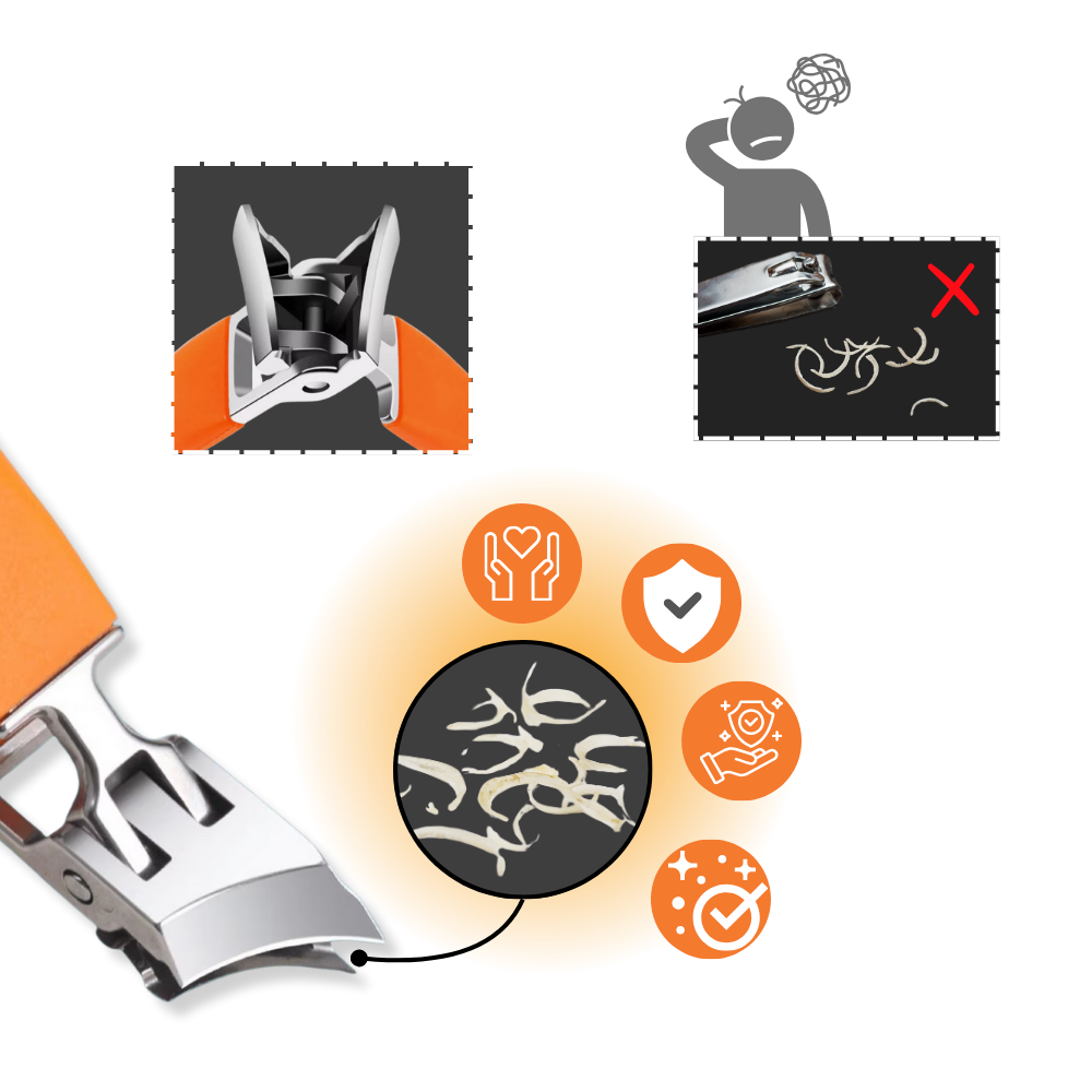 Negleklipper Med Presisjonsgrep Og Bred Kjeve - Ozerty