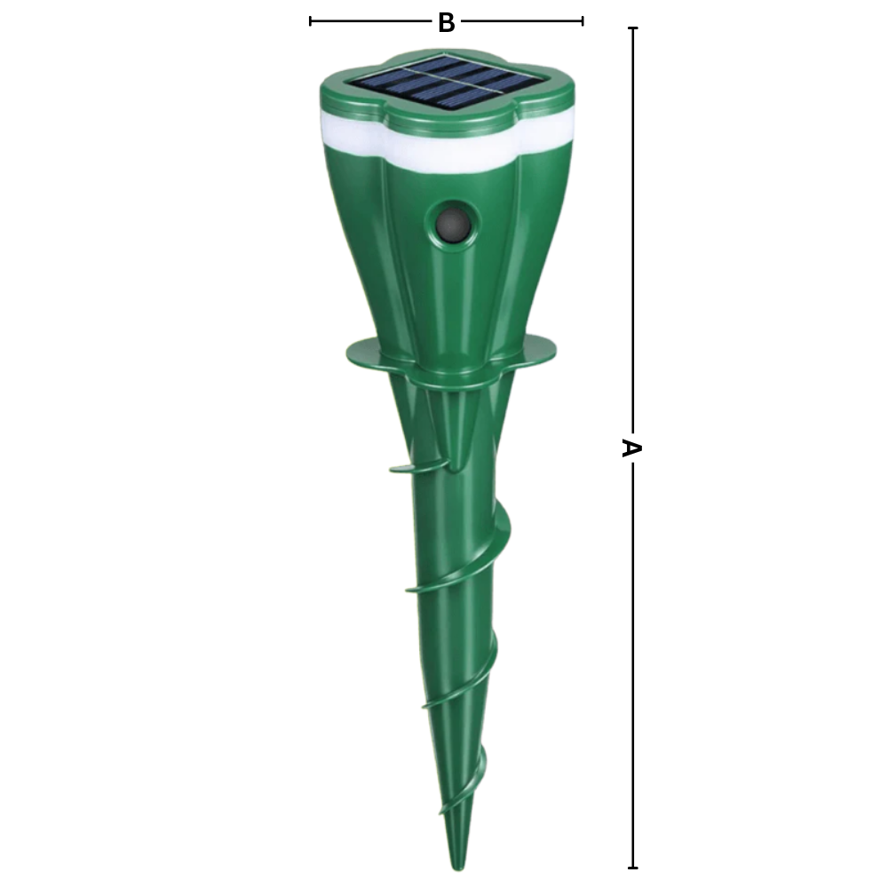 Solcelledrevet Pulserende Avviser  - Ozerty