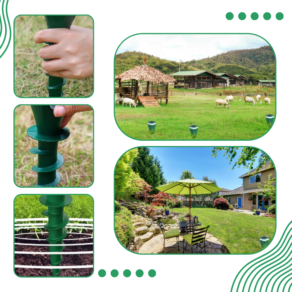 Solcelledrevet Pulserende Avviser  - Ozerty