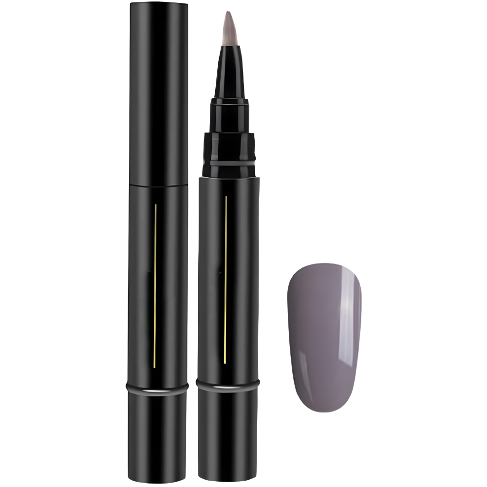 Hurtigtørkende Neglelakkpen -Grå - Ozerty