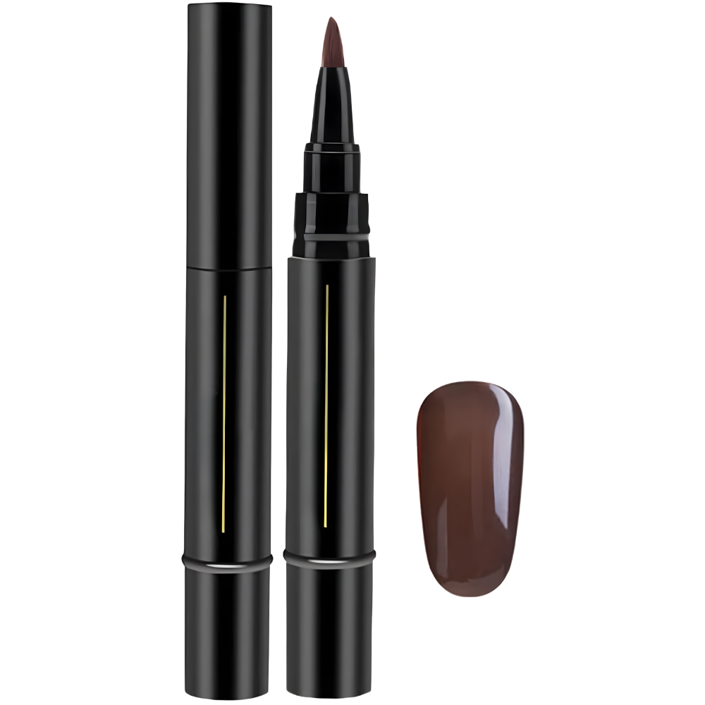 Hurtigtørkende Neglelakkpen -Taupe Brun - Ozerty