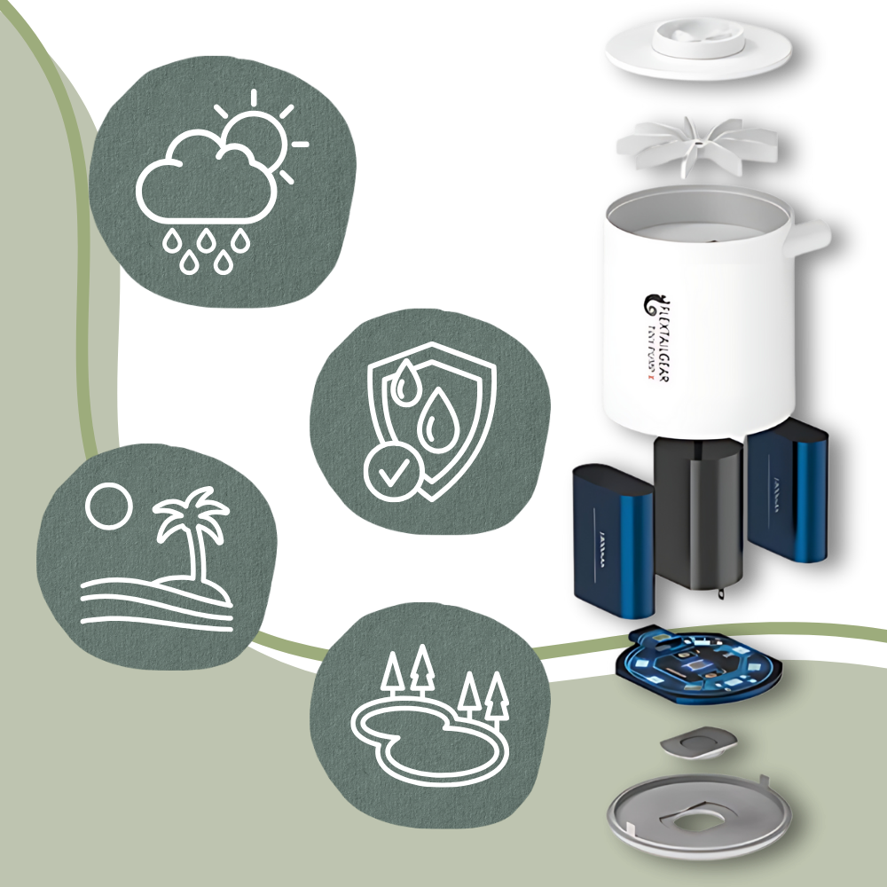 Liten Pumpe for Rask Oppblåsing/Tømming
- Ozerty