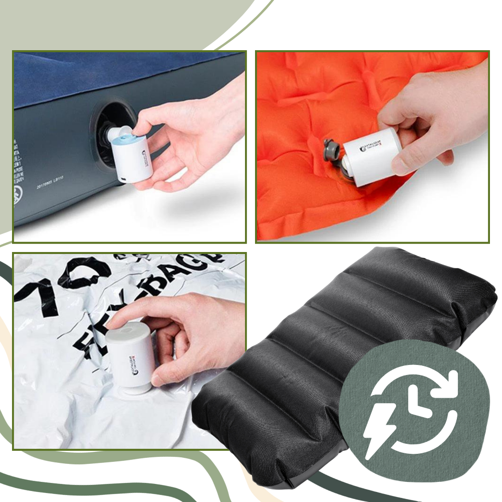 Liten Pumpe for Rask Oppblåsing/Tømming
- Ozerty