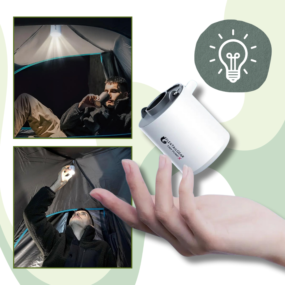 Liten Pumpe for Rask Oppblåsing/Tømming
- Ozerty