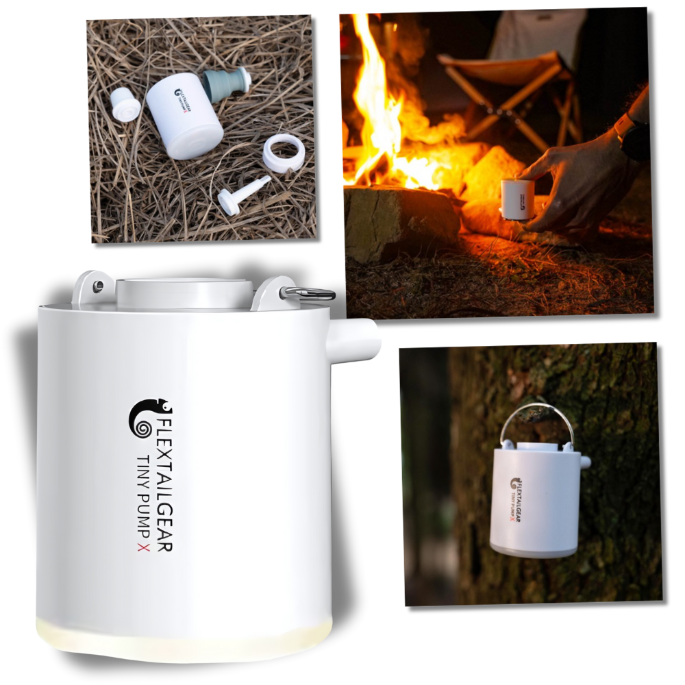 Liten Pumpe for Rask Oppblåsing/Tømming
- Ozerty