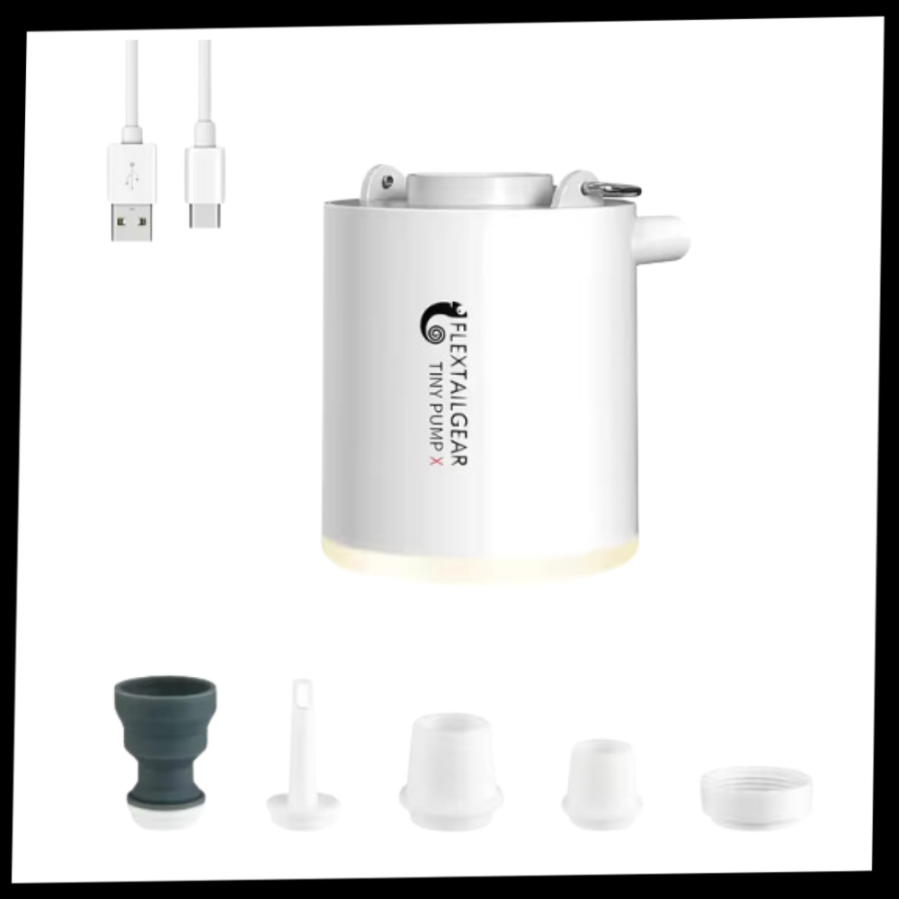 Liten Pumpe for Rask Oppblåsing/Tømming
- Ozerty