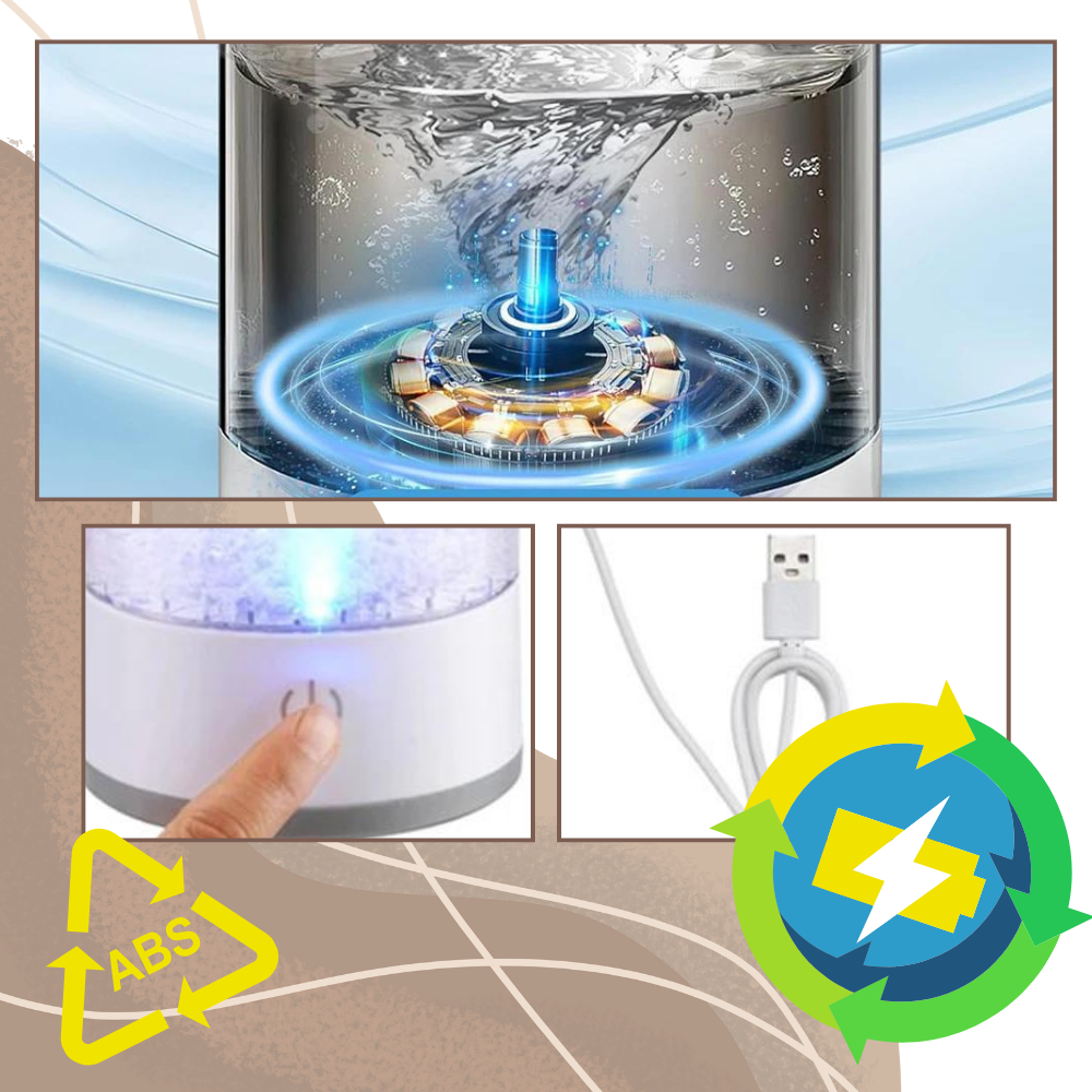 Hurtig Oppladbar Elektrisk Børsterenser
- Ozerty