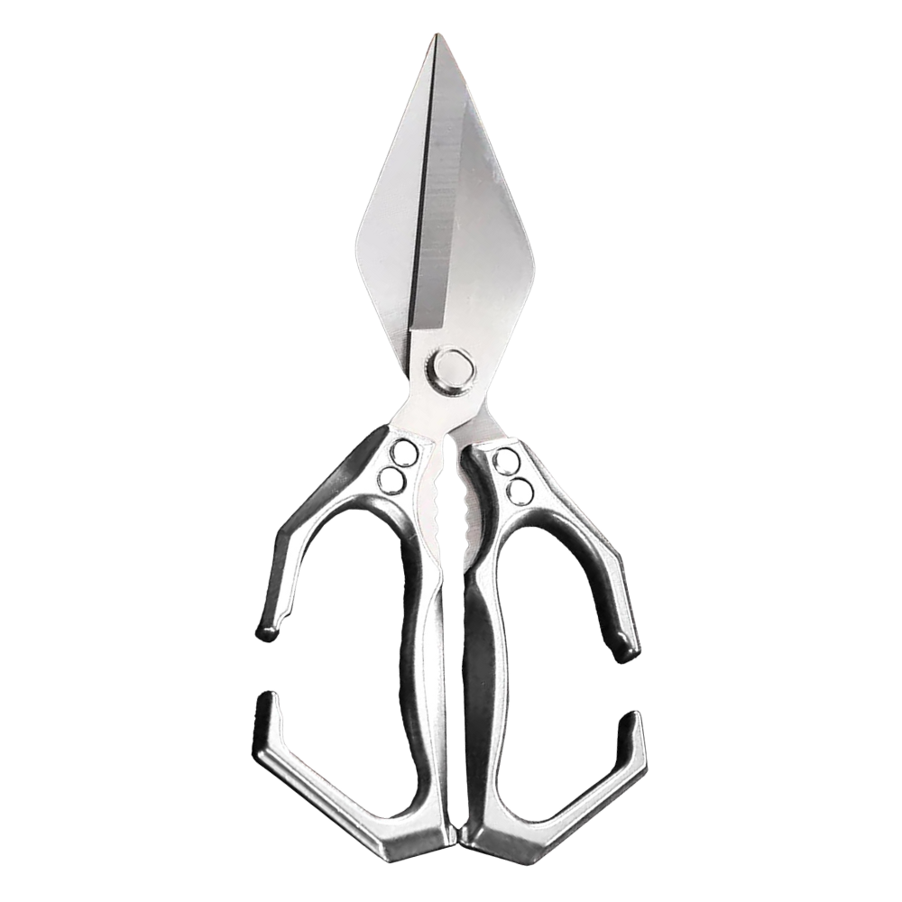 Knivskarp Kjøkkensaks -Sølv - Ozerty