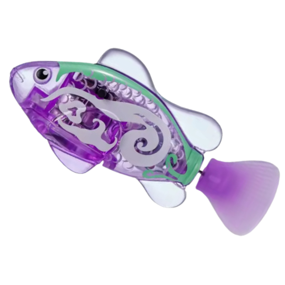 Realistisk, Svømmende Fiskeleketøy med LED -Dyp Avgrunn - Ozerty