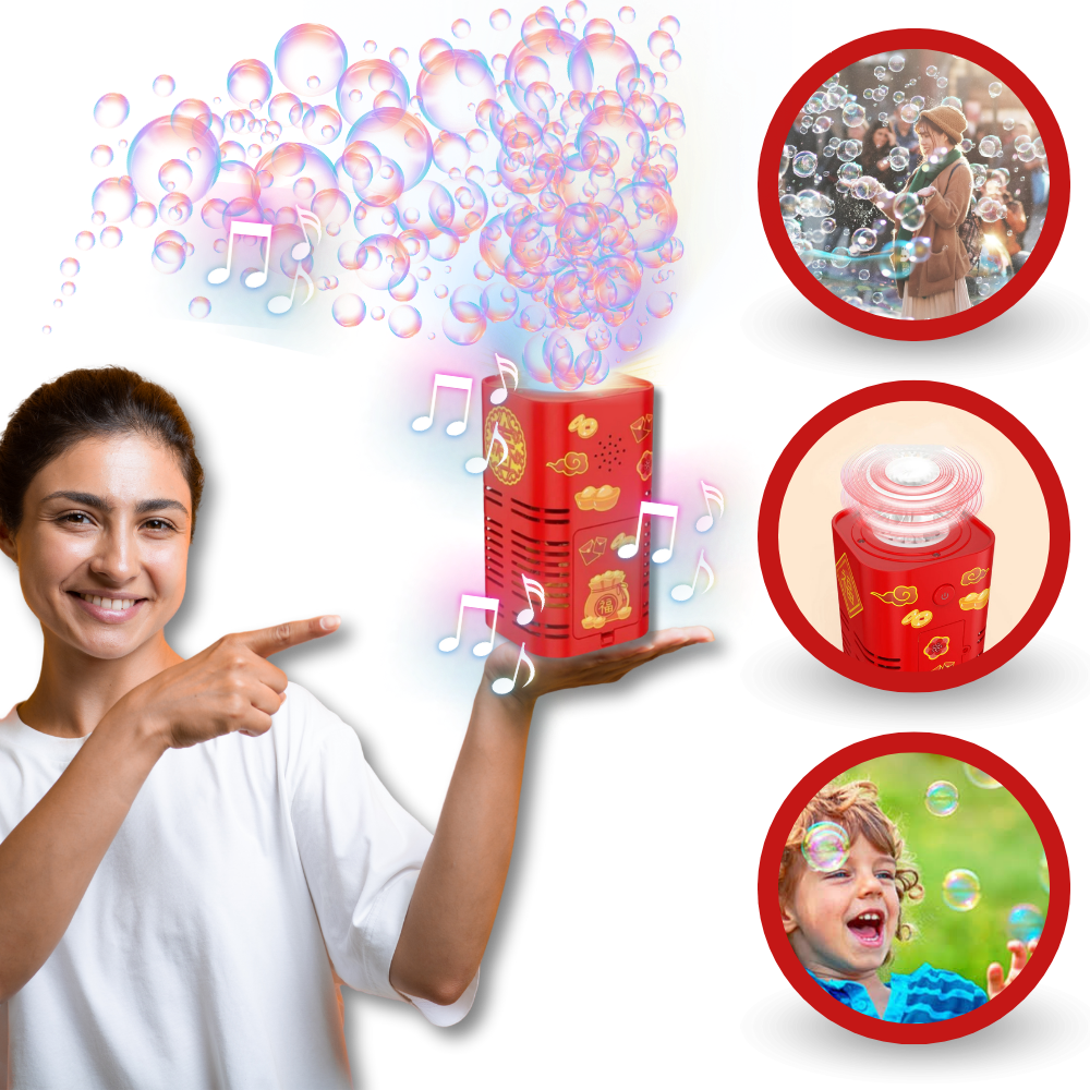 Oppladbar fyrverkeriboblemaskin
- Ozerty