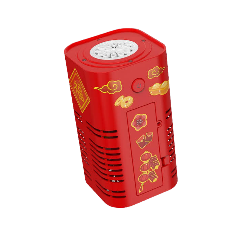 Oppladbar fyrverkeriboblemaskin
- Ozerty