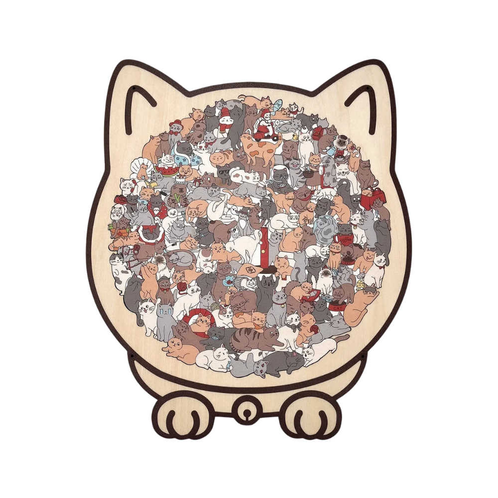 Avslappende Puslespill med Kattemotiv -Klassisk Katt - Ozerty