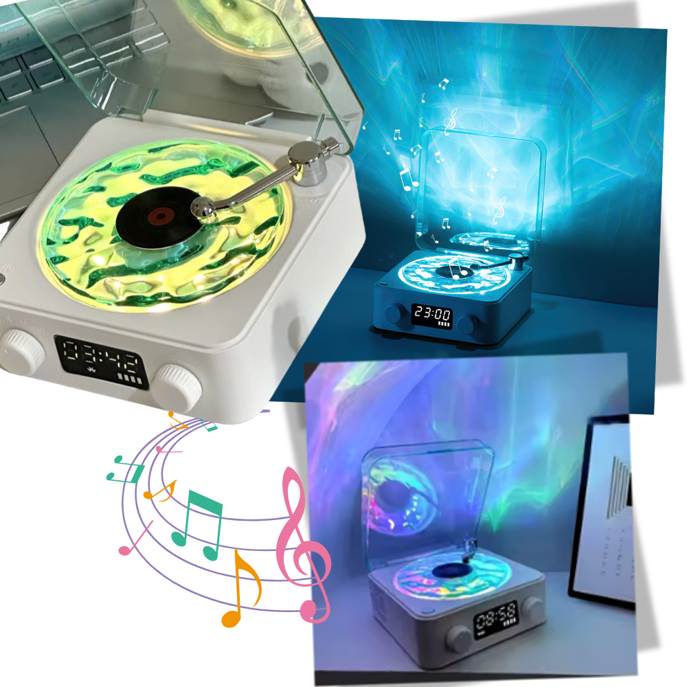 Retrostil Bølge-Vinylspiller - Ozerty