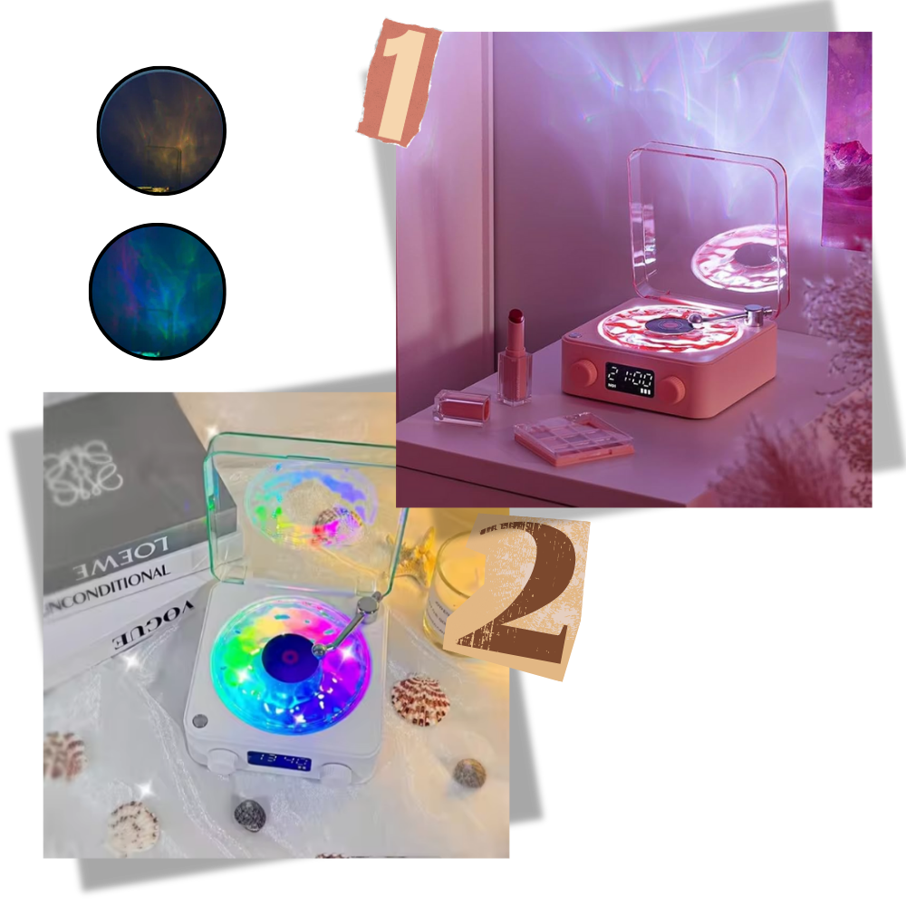 Retrostil Bølge-Vinylspiller - Ozerty