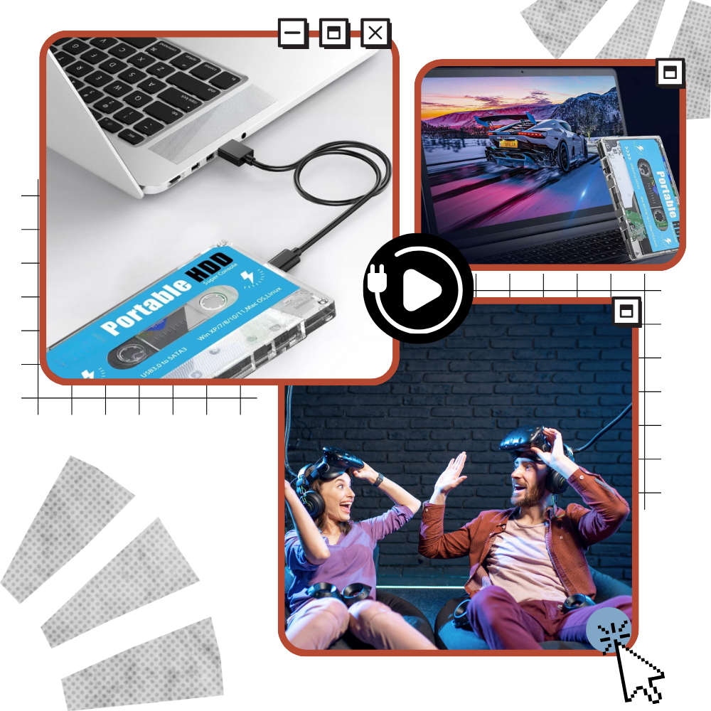 Retro Odyssey Spillkonsoll - Ozerty