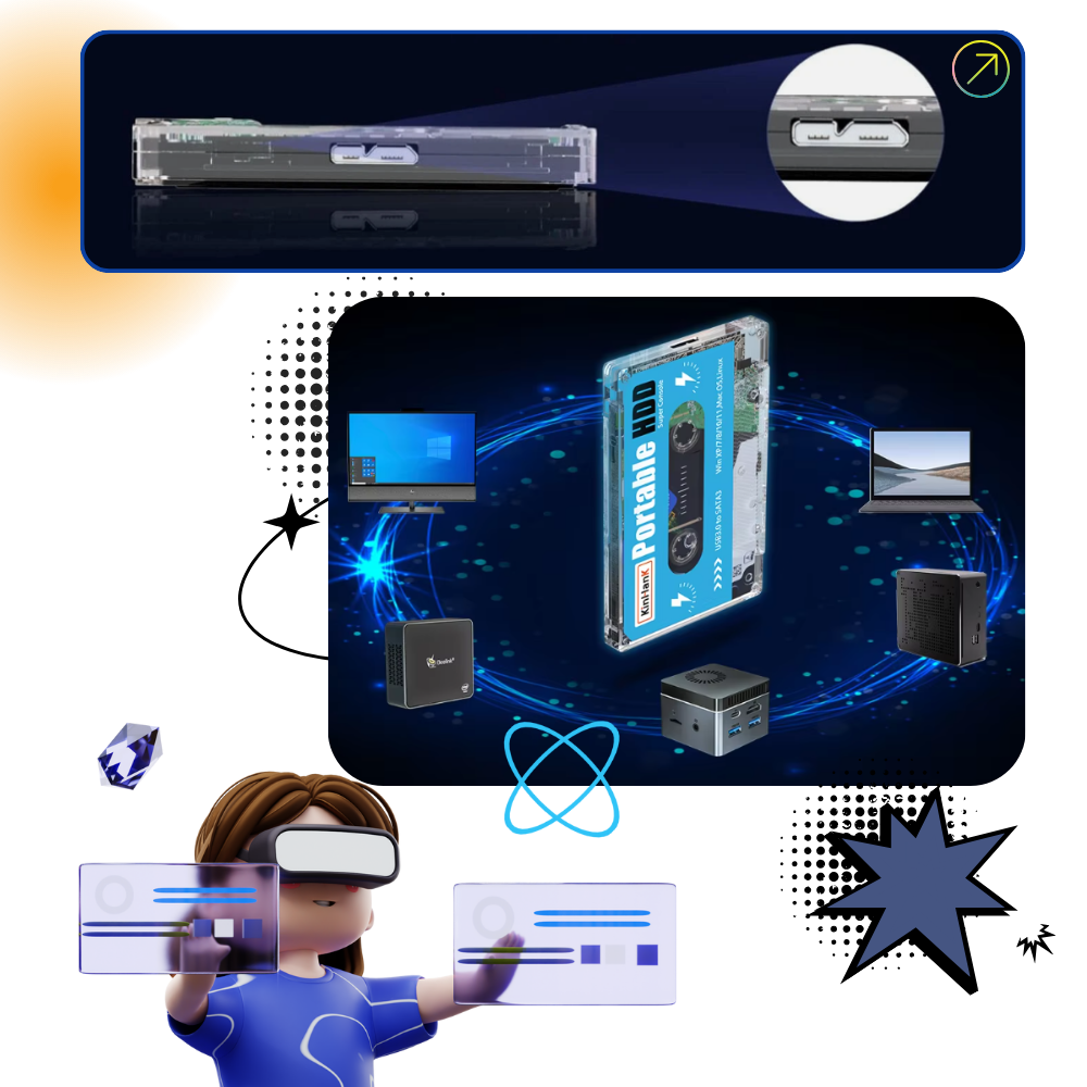 Retro Odyssey Spillkonsoll - Ozerty