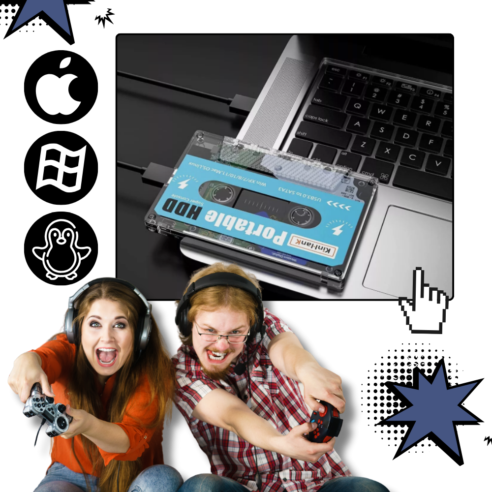 Retro Odyssey Spillkonsoll - Ozerty