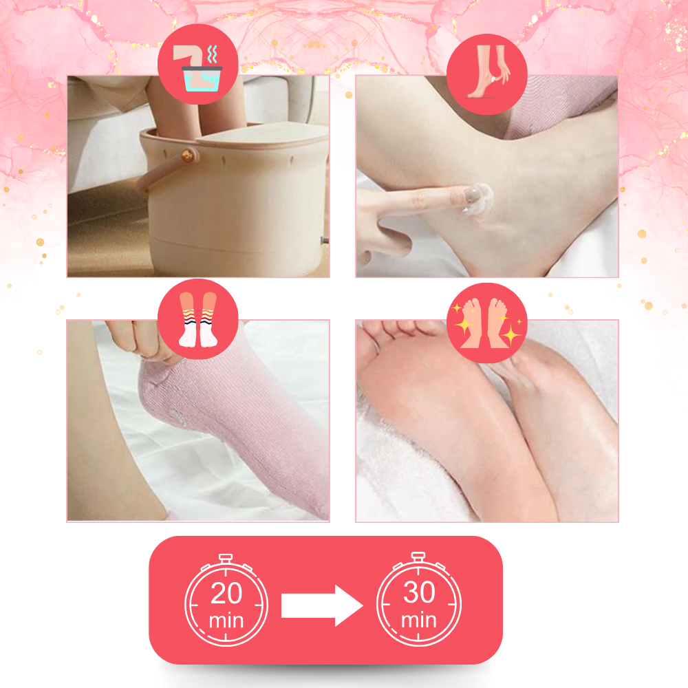 Revitaliserende Lotion-Sokker - Ozerty