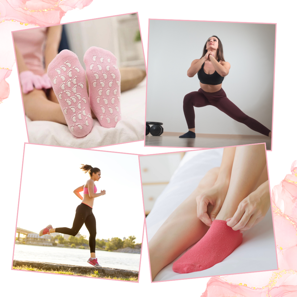 Revitaliserende Lotion-Sokker - Ozerty