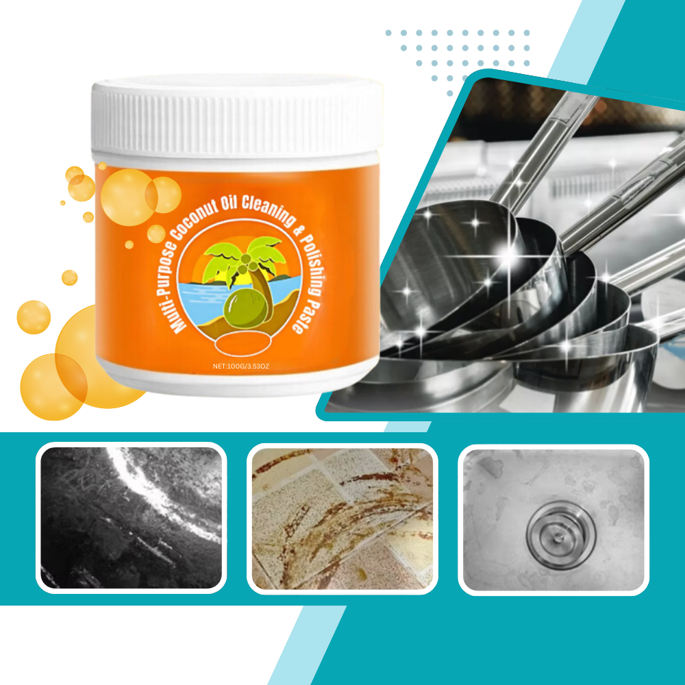 Rengjørende og Rustfjernende Kokosnøttolje - Ozerty