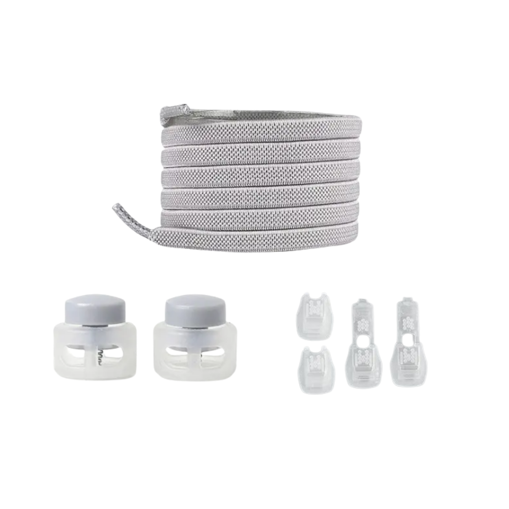 Sikre, fasjonable skolisser med lås
 -Lysegrå - Ozerty