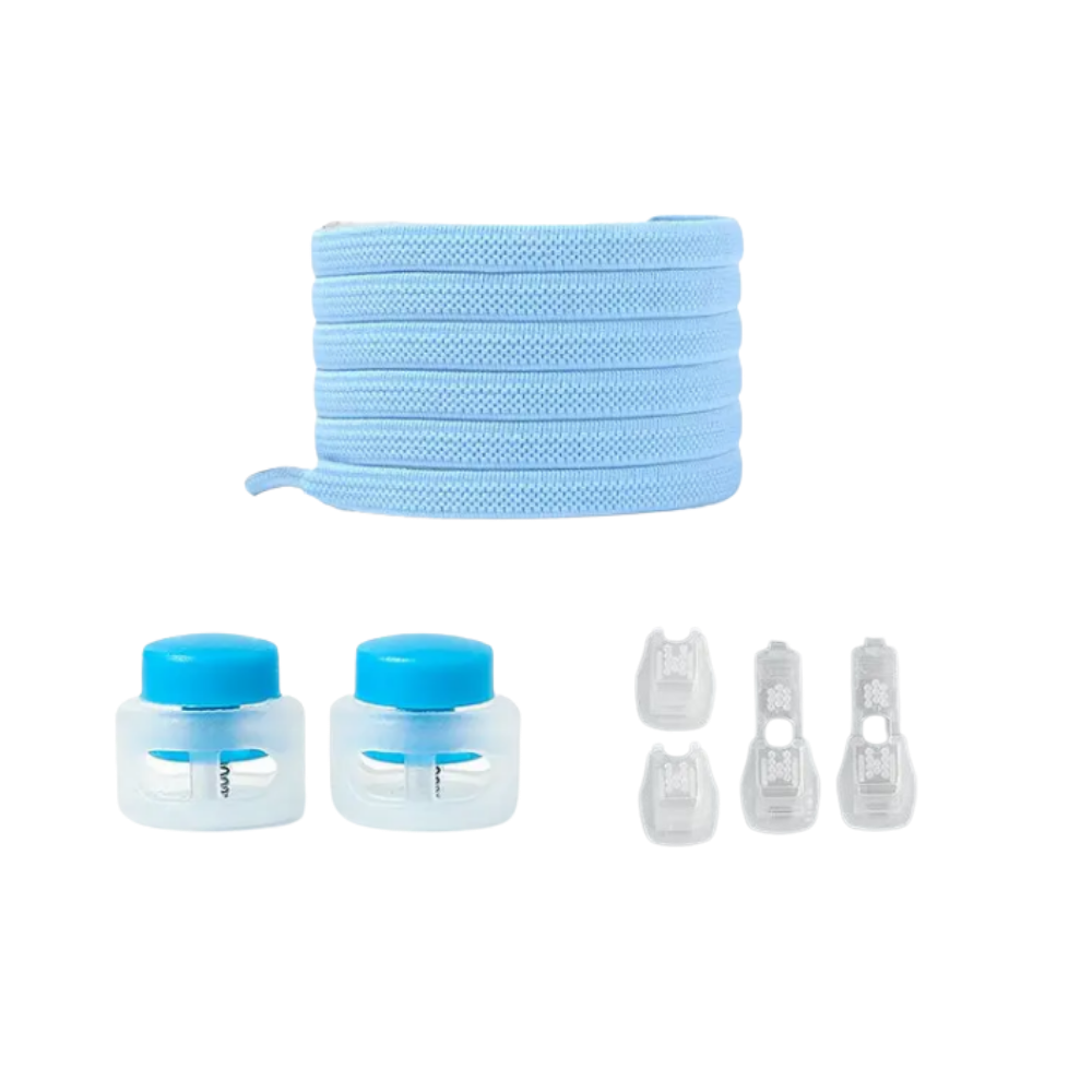 Sikre, fasjonable skolisser med lås
 -Himmelblå - Ozerty