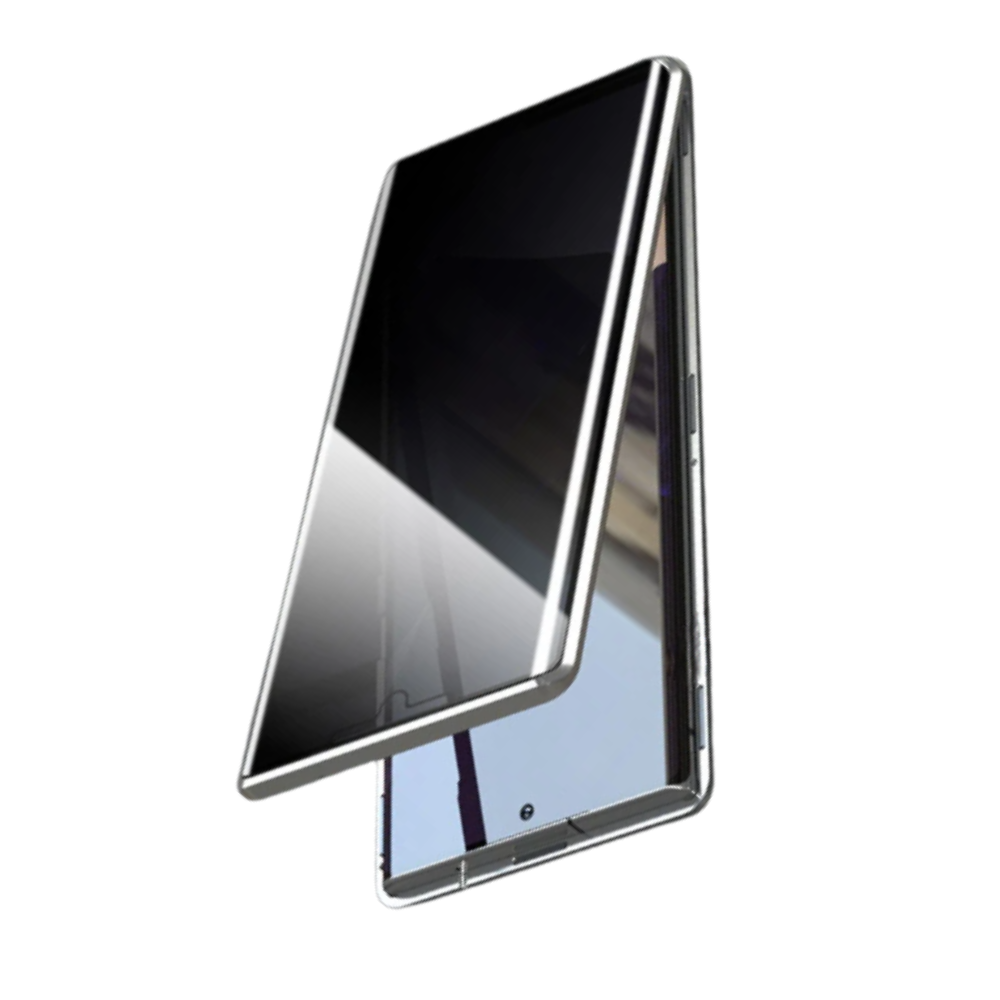 Samsung-Telefonetui og Personvernsglass -Sølv - Ozerty