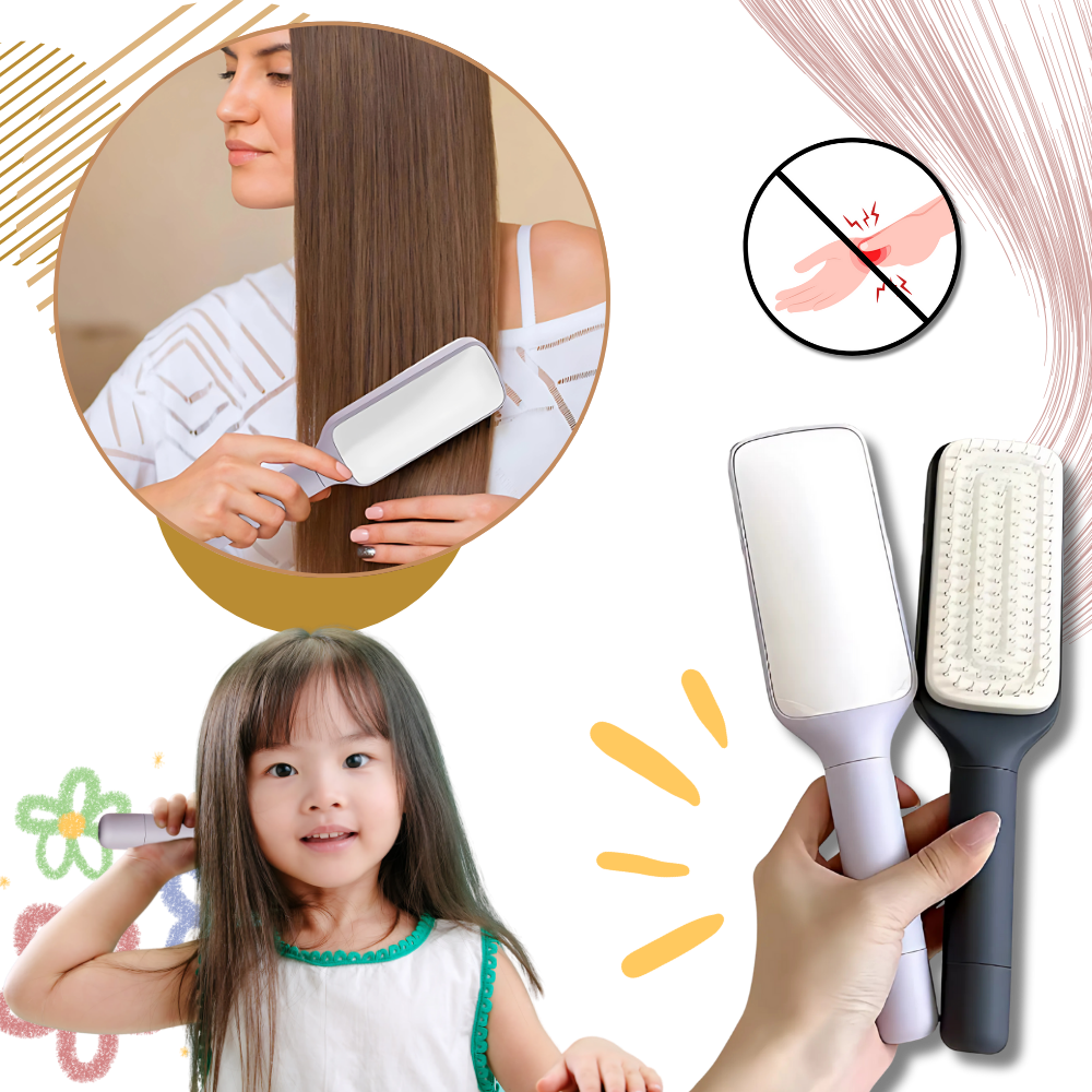 Selvrensende Hårbørste med Hodebunnsmassasje - Ozerty