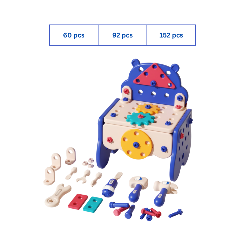 Skruepuslespill Barne-Verktøykasse - Ozerty