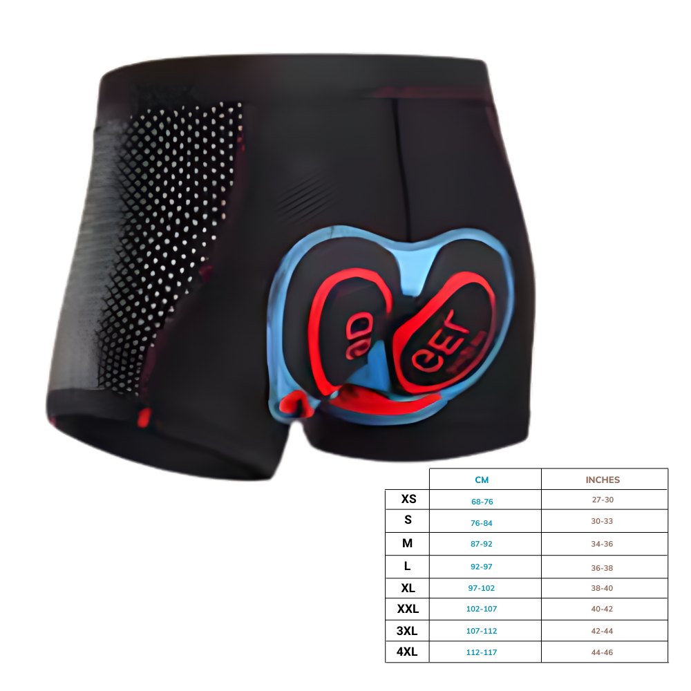 Sømløs, Polstret Sykkelshorts - Ozerty