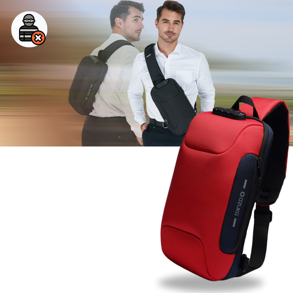 Sikker Crossbody-Bag med Lading - Ozerty