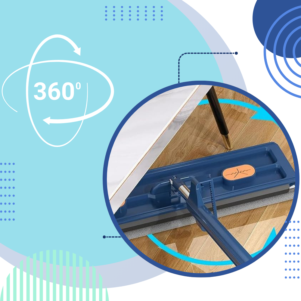 Selvvridende flatmopp med skuffe
- Ozerty