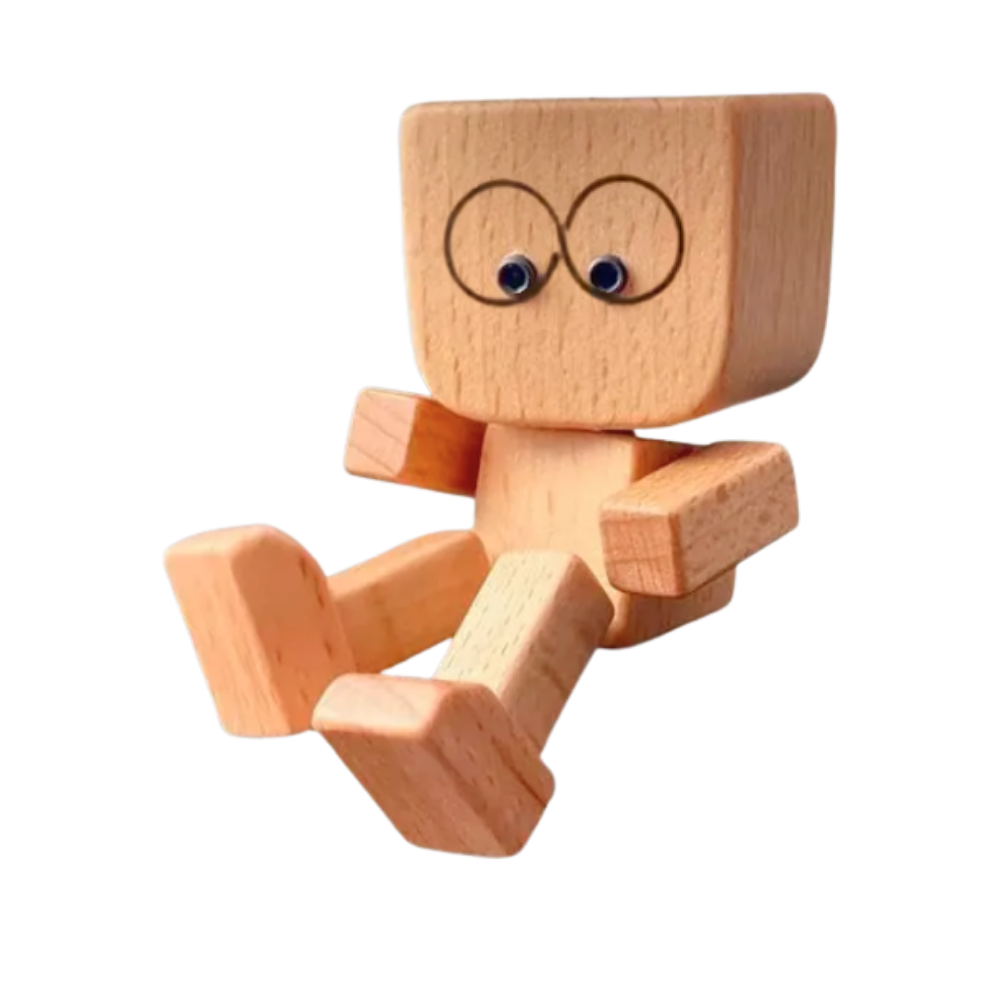 Ristende, Særegen Boblehode-Figur -Brede Øyne - Ozerty