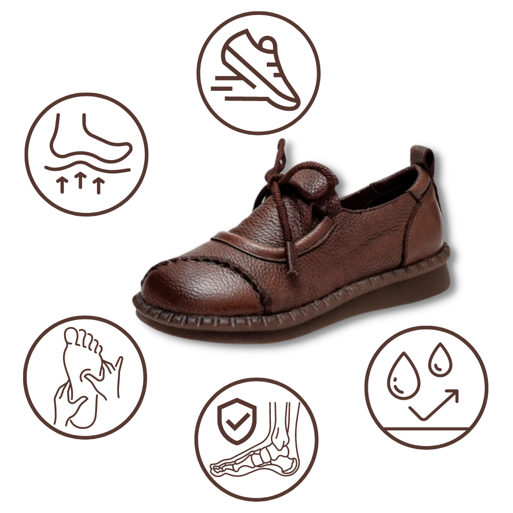 Støtabsorberende loafers med tjukk såle
 - Ozerty