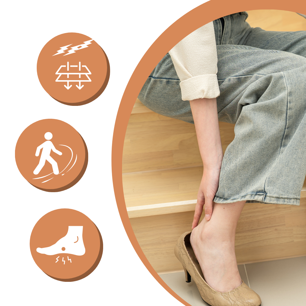 Støtdempende fotputer
- Ozerty