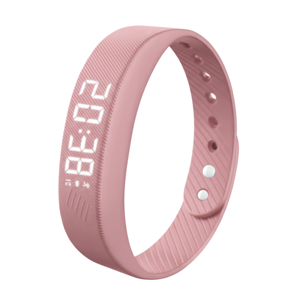 Stille Vekkeralarm-Armbånd -Rosa - Ozerty