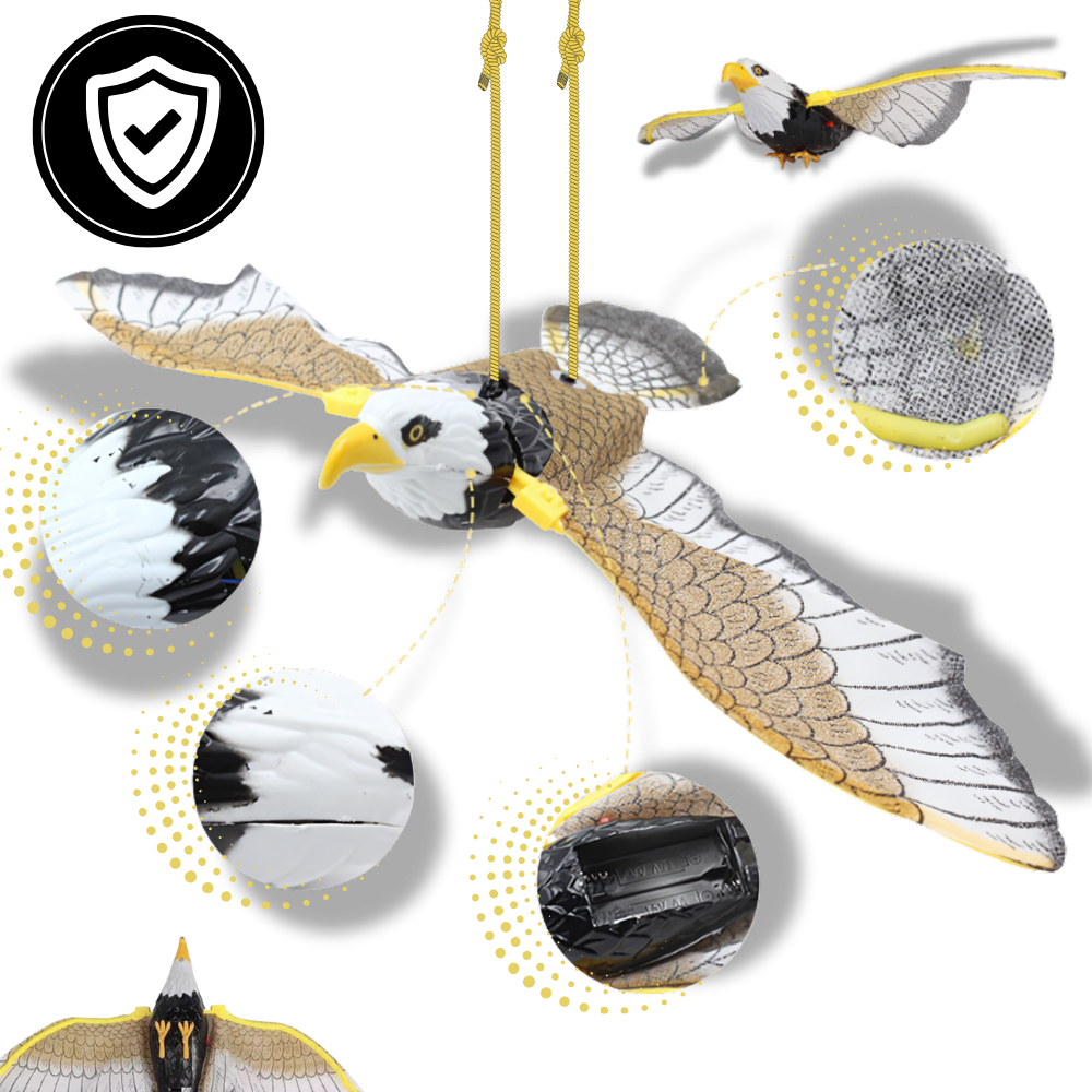 Kattetøy med simulert flygende fugl
- Ozerty