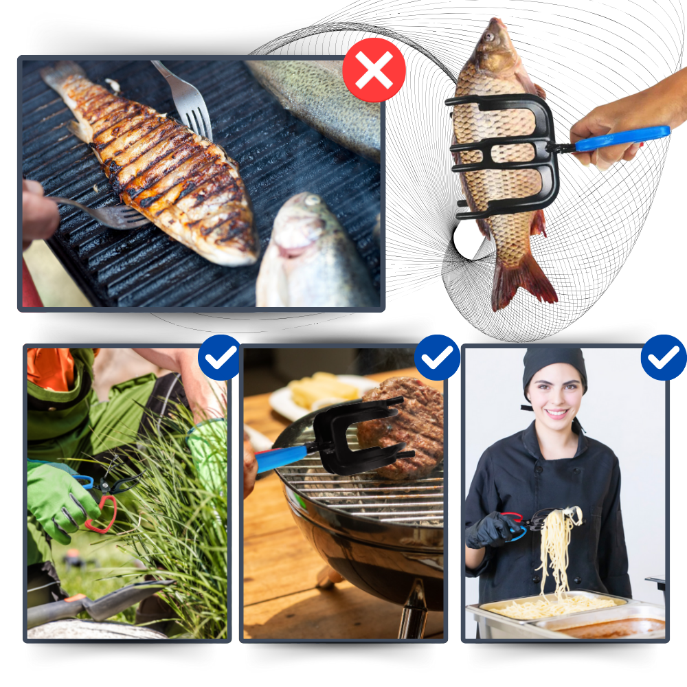 Sklisikkert gripeverktøy for fisk
- Ozerty