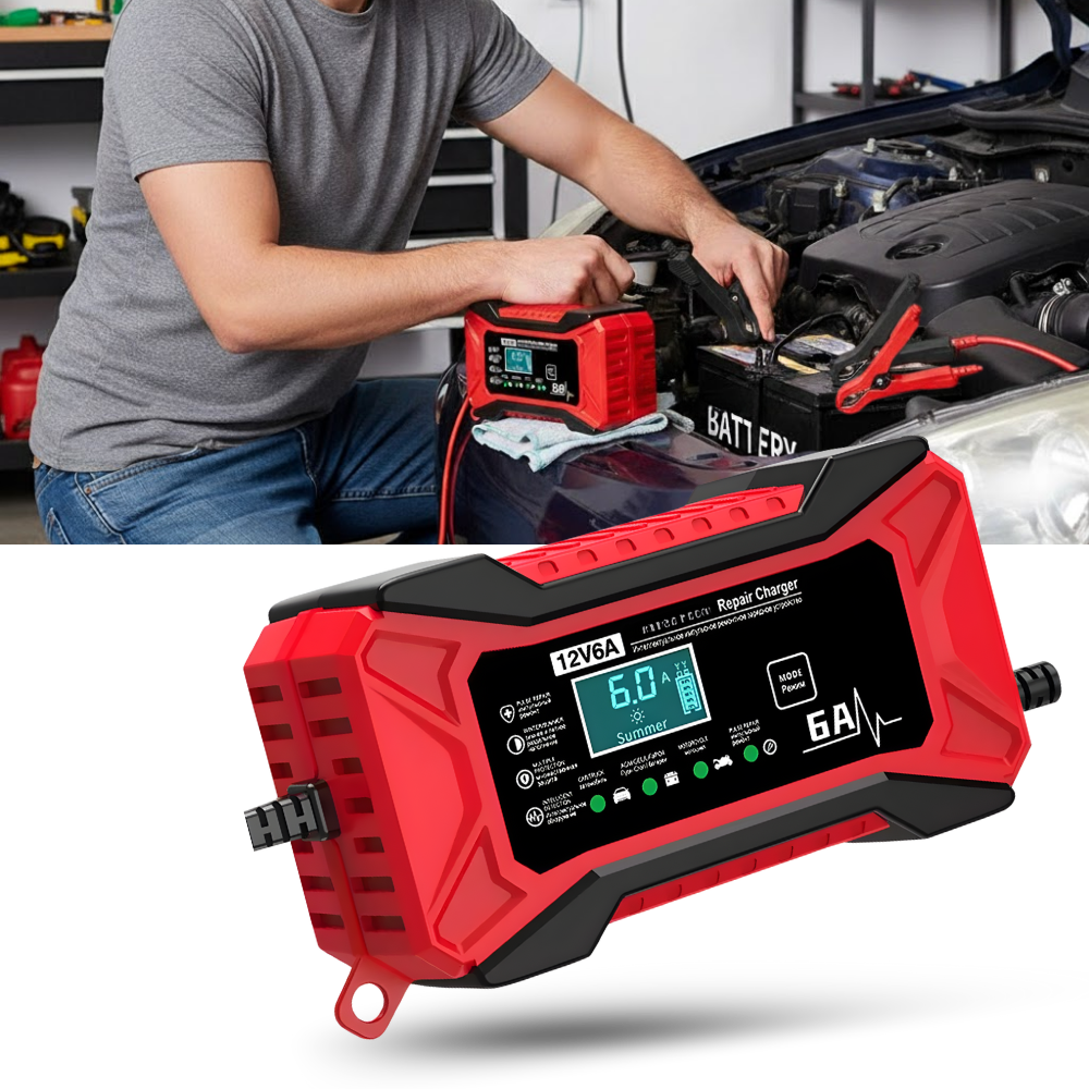 Smart 12V Batterilader - Ozerty