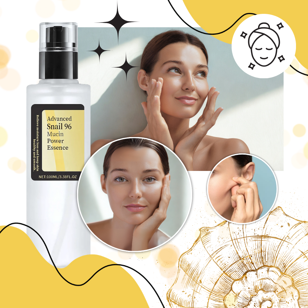 Fuktighetsgivende Sneglemucin-Serum