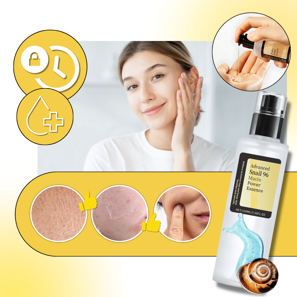 Fuktighetsgivende Sneglemucin-Serum