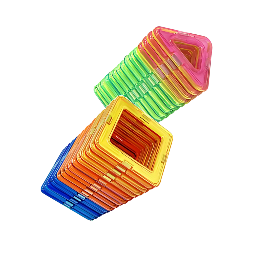 Snap & Build Magnetiske Klosser -Stor Størrelse - Ozerty