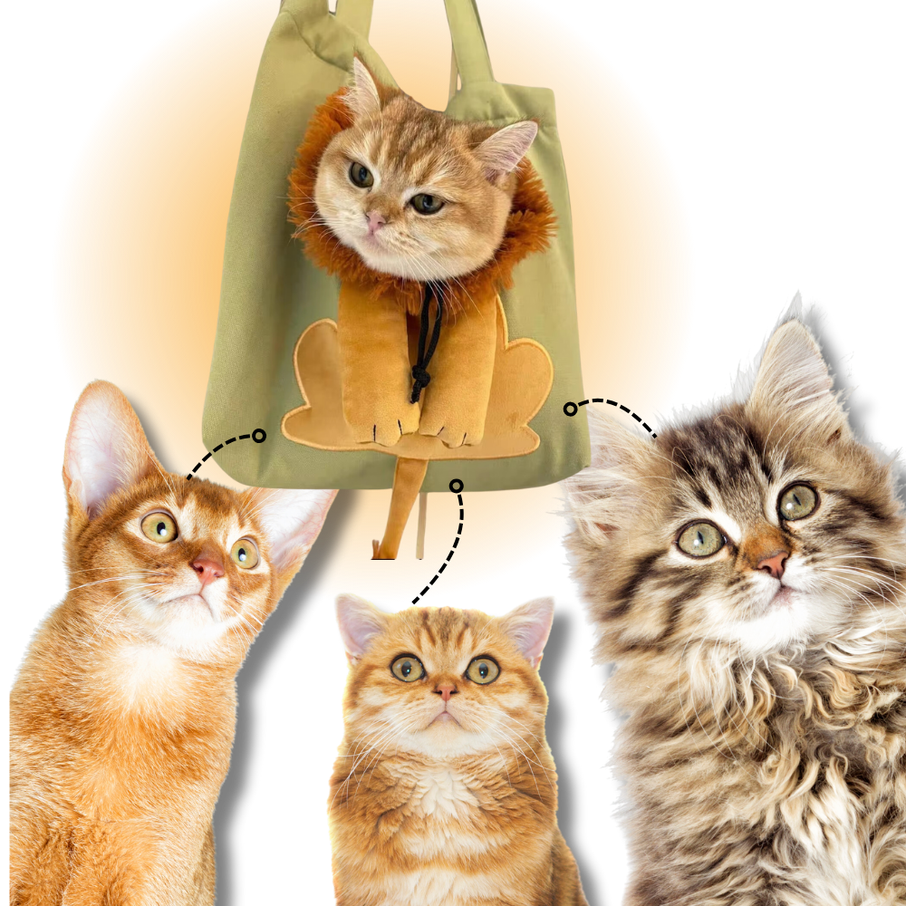 Myk og Pustende Løvekattveske - Ozerty