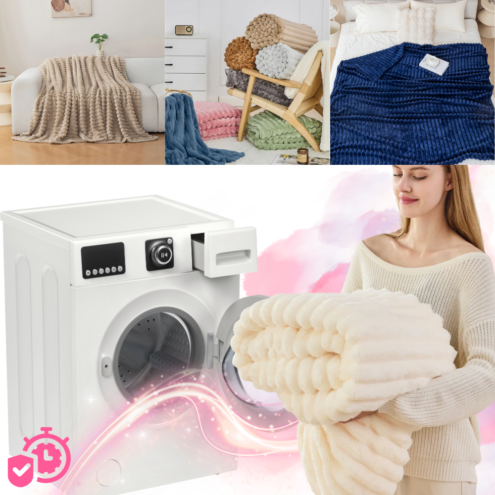 Mykt og Koselig Flanellpledd - Ozerty